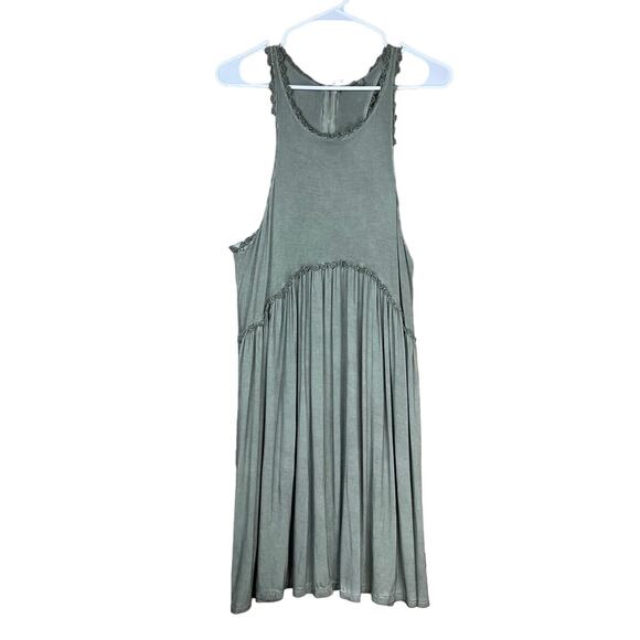 Chelsea & Violet Sleeveless Dress Olive Green Size Small NWT - Picture 1 of 9